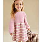 Phildar kinder Jurk breien van Phil Partner 3,5 & Phil Romance (229, M5)