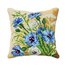 Orchidea borduurkussenpakket korenbloemen 99118 voorbedrukt (kussenrug en opvulkussen apart verkrijgbaar)