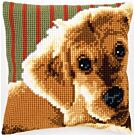 Borduurpakket  Lieve pup vervaco pn-0158555 kruissteekkussen