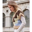 Lana Grossa colourblock spencer breien van Mohair di Gio (F70,M22B)