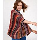 Lana Grossa dames poncho breien van Farfalla (DC9,M22)