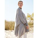 Lana Grossa dames poncho breien van Landlust Soft Tweed 180 en Silkhair (ME4, M21)