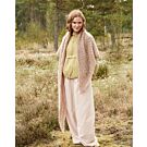 Lana Grossa dames stola haken van Natural Superkid Tweed (DC9,M2)