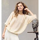 Lana Grossa dames trui met raglanranden breien van Setasuri (LB20,M19)