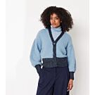 Lana Grossa dames vest breien van Lucida en Royal Alpaca (F70,M33)