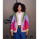 Lana Grossa dames vest in dubbele draad breien van Mohair di Gio (F70,M23A)