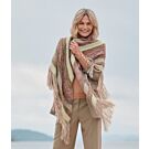 Lana Grossa driehoeksjaal breien en haken van Puno Due en Silkhair Print (Doeken & Co 7, m3)