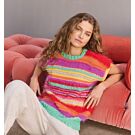 Lana Grossa gestreept hesje breien van Basta, Bottoni en Summer Softness (LB20,M2)