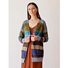 Lana Grossa gestreept vest breien van Cool Wool Vintage (C27,M7)