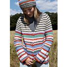 Lana Grossa gestreept vest haken van Alpaca Air (H7, M20)