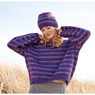 Lana Grossa gestreepte muts en trui breien van Silkhair en Merino Superiore (ME4,M10&11)