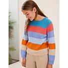 Lana Grossa gestreepte trui breien van Ecopuno (LB18, M15)