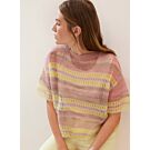 Lana Grossa gestreepte trui breien van Silkhair en Cottonhair (LB18, M3)