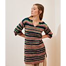 Lana Grossa longshirt met splitten breien van Gianna (LB18, model 9)