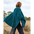 Lana Grossa poncho breien van Cashmere 16 Fine en Natural Superkid Tweed (DC9,M13)