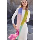 Lana Grossa sjaal breien van Natural Superkid Tweed (Filati 69, m3)