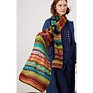 Lana Grossa sjaal in golfpatroon rondbreien van Farfalla (DC9,M23)