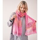 Lana Grossa stola breien en haken van Silkhair en print (Doeken & Co 7, m1)C