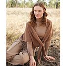 Lana Grossa stola met lus breien van Cashmere 16 Fine (DC9,M7)