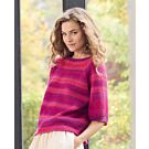 Lana Grossa top-down dames trui breien van Corallo (LB20,M9)