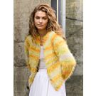 Lana Grossa top-down dames vest breien van Basta Mista (LB20,M10)