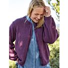 Lana Grossa top-down dames vest breien van Cool Wool Superbig (ME4,M17)