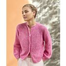 Lana Grossa top-down dames vest breien van Setasuri (LB20,M5)