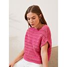 Lana Grossa top-down top breien van Summer Softness (LB18, M12)