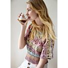 Lana Grossa top haken en breien van Mosaico (NK1,m23) | C.R. Couture