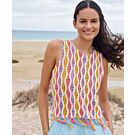 Lana Grossa top haken van de Campo (Haken 6, m28) | C.R. Couture