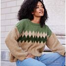 Lana Grossa trui met Noors motief breien uit Filati70,m20