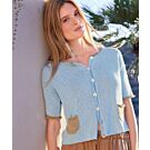 Lana Grossa vest breien van Filo Paillettes F71,m12