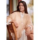 Lana Grossa vest in halve patentsteek breien van Silkhair uit Lookbook 16 m.17