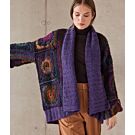 Lana Grossa vest met granny squares maken van Bomba & Alpaca Air II (F70,M27)