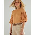 Phildar dames trui met korte mouwen breien en haken van Phil Ocean (238, m12)