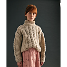 Phildar kinder kabeltrui breien van Phil Bijou (246, m6)