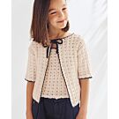 Phildar meiden vest breien en haken van Coton 3 (256,m16a)