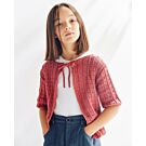 Phildar meiden vest breien en haken van Coton 3 (256,m16b)