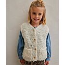 Phildar meisjes vestje breien van Phil Alpaga Bouclé en Coton 3 (263,m20a)