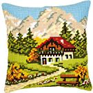 Voorbedrukt kruissteekkussen Berglandschap  VERVACO pn-0008600