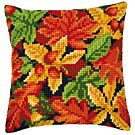 Vervaco kruissteek borduurpakket kussen herfstbladeren pn-0008640 borduren