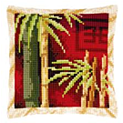 Voorbedrukt kruissteekkussen  bamboo 1 als borduurpakket