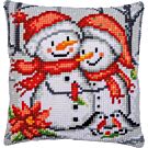 Vervaco borduurkussenpakket sneeuwmannen PN-0199262 voorbedrukt