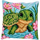 Vervaco borduurkussenpakket schildpadje PN-0228632 voorbedrukt