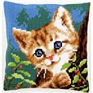 Voorbedrukt kruissteek borduurkussen kit in boom  pn-0156599