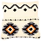 Vervaco pakket knopen en borduren kussen etnisch print zwart ecru pn-0179019