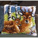 Vervaco knooppakket knoopkussen hert in de sneeuw pn-0153593