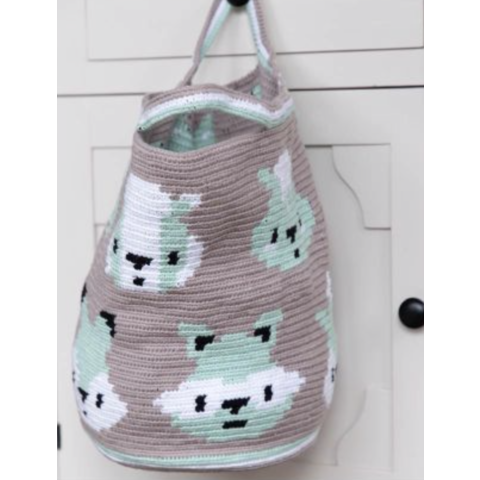Haakpakket DenDennis Mochilla tas mint C.R. Couture