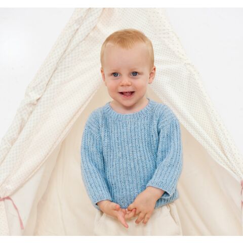 Lana Grossa baby trui breien van Ecopuno Infanti 19 m25