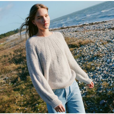 Lana Grossa dames trui breien van Ecopuno Nordic Knits m16